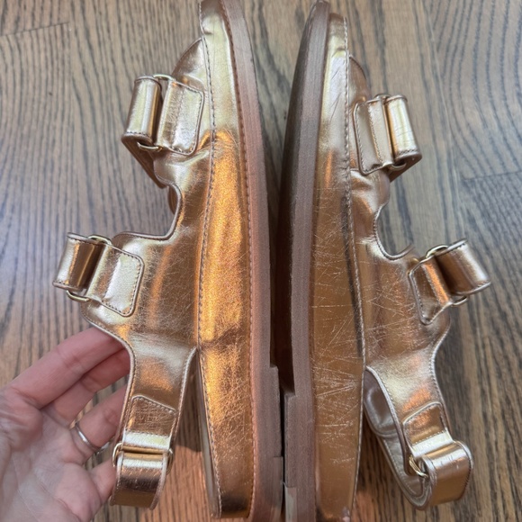 Chanel Rose gold dad Sandel size 37.5 - Picture 10 of 10
